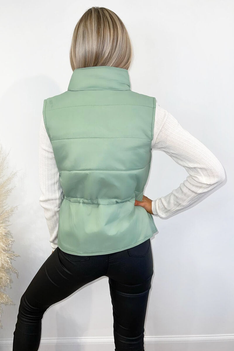 Sage Puffer Gilet