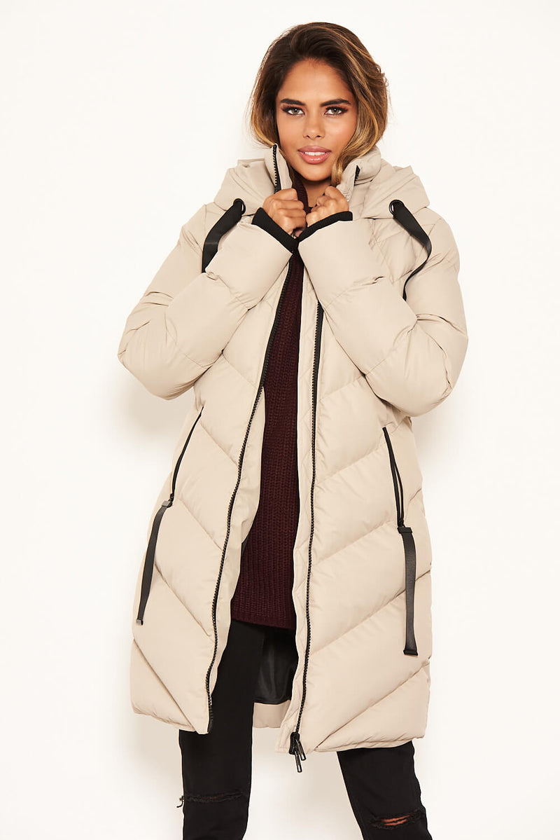 Sefton longline padded online jacket