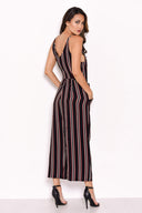 Stripe Culotte Jumpsuit