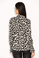 Animal Print Long Sleeved Top