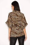 Leopard Print Blouse