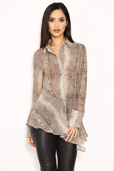 Snake Printed Blouse