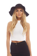 Bow Detail Floppy Hat