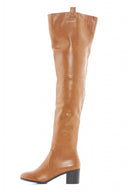 Chunky Heeled Over The Knee Boots