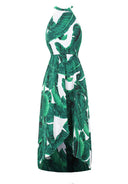 White Leaf Printed Dress AX Paris White Leaf Printed Dress AX Paris