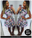 Vintage Floral Skater Dress