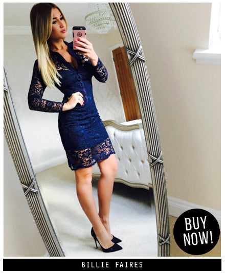 Lace  Shirt  Dress