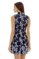 Embroidered Mini Bodycon Dress