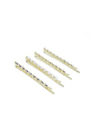 Gold Multi Pack Diamante and Pearl Hair Grips