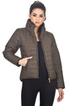 Khaki Puffer Jacket