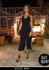 Black Spaghetti Strap Jumpsuit