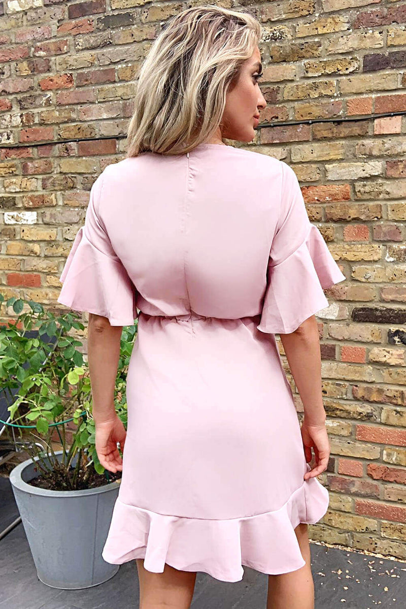 Missguided online ruffle dress