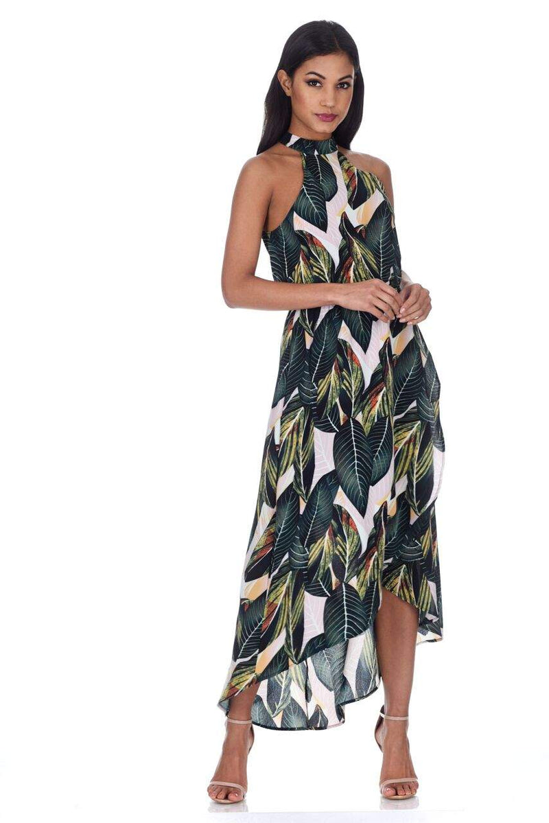 Ax paris leaf clearance dress