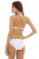 White Bandeau Style Bikini